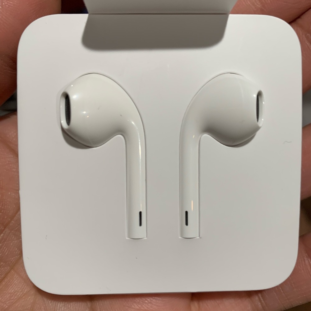 Apple earphones with mic
